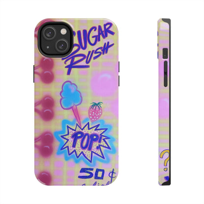 "sugar rush" airbrush iPhone case