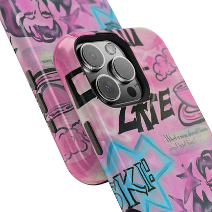 MagSafe "avant le ski" airbrush iPhone case