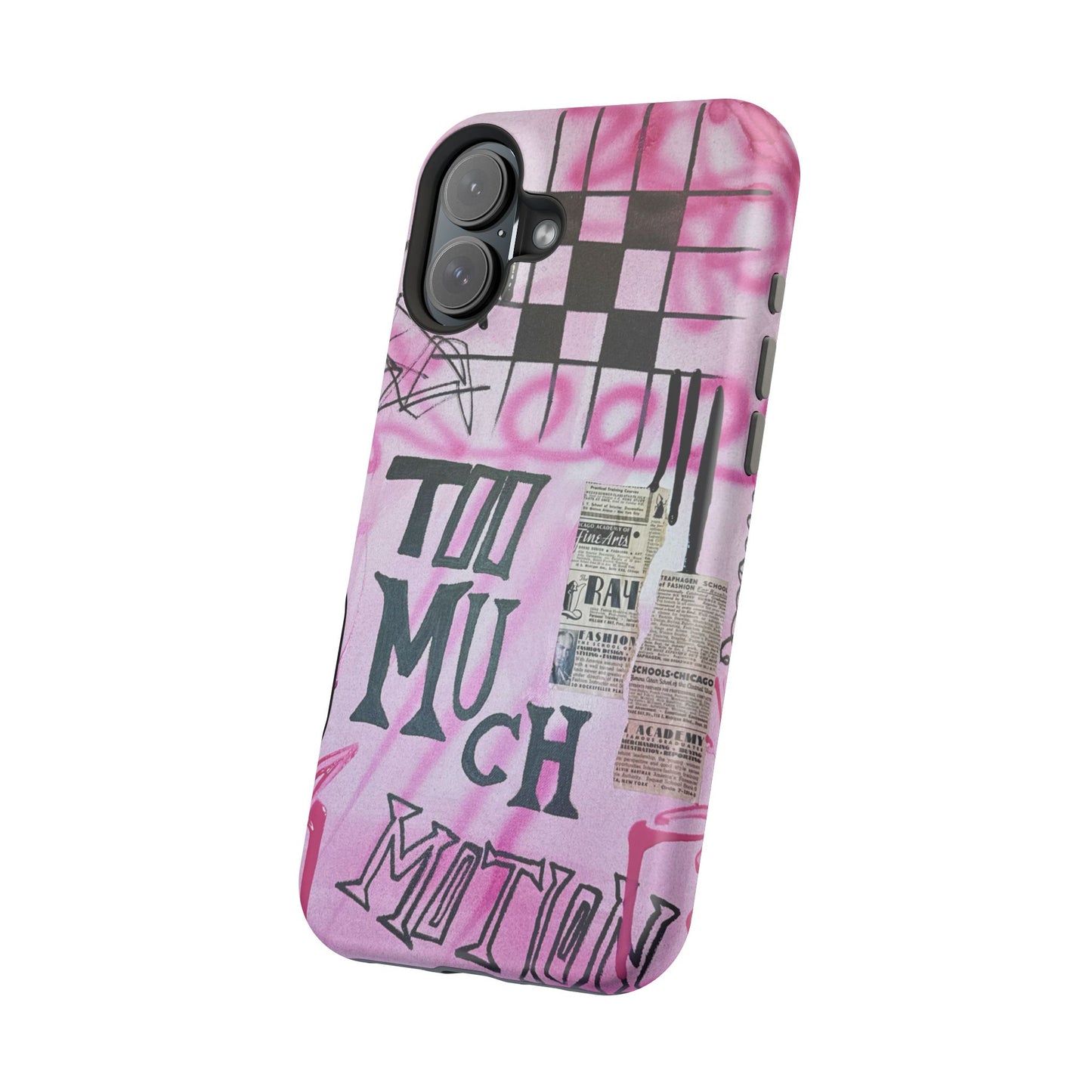 MagSafe "too much motion" airbrush iPhone case