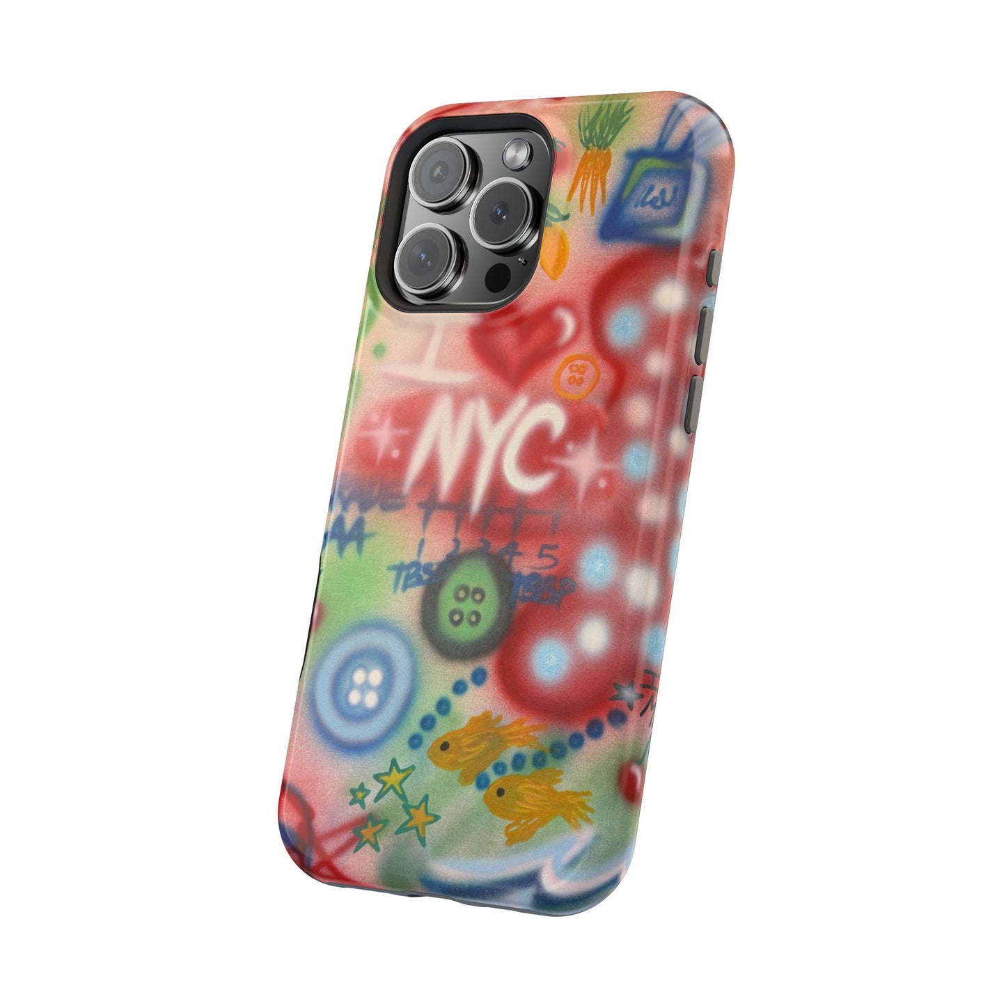 MagSafe "i <3 NYC" airbrush iPhone case