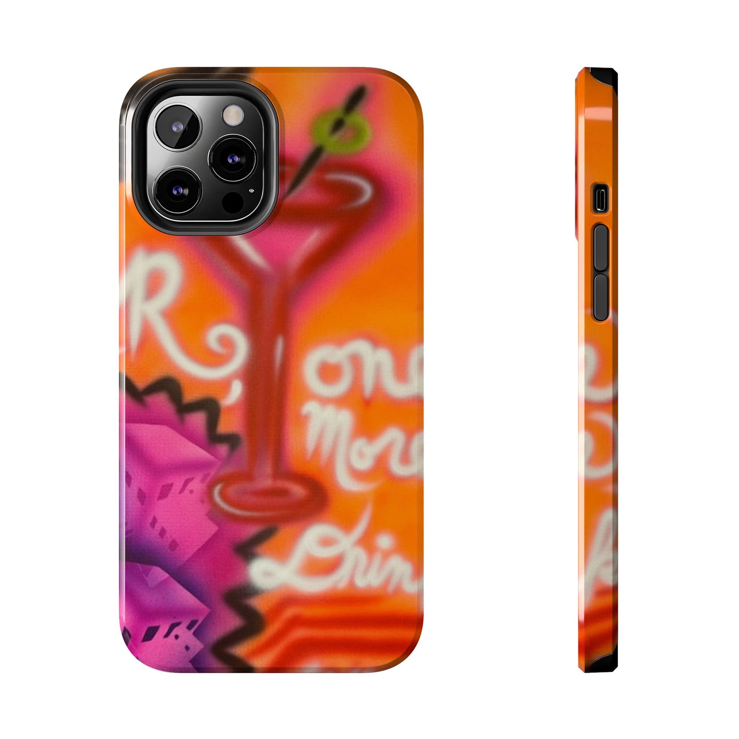 "one more drink!" airbrush iPhone case