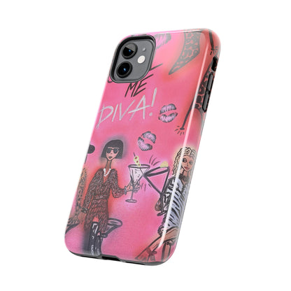 "party diva" airbrush iPhone case