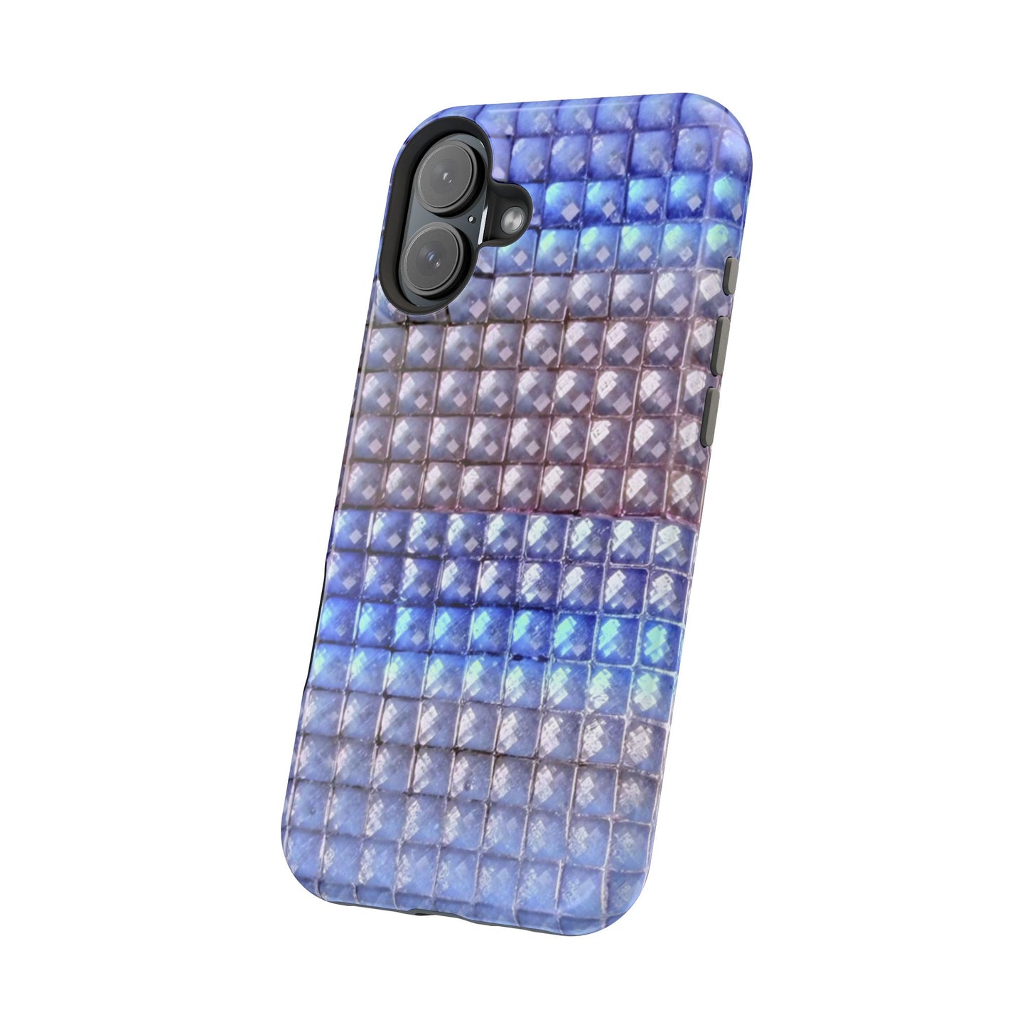 MagSafe "blue studs" airbrush iPhone case