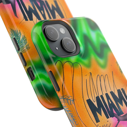 MagSafe "miami, fl" Airbrush iPhone Hülle