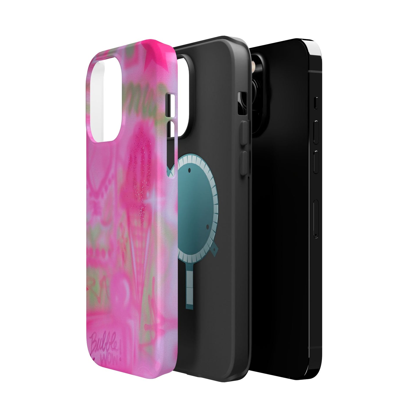 MagSafe "miami matcha" airbrush iPhone case