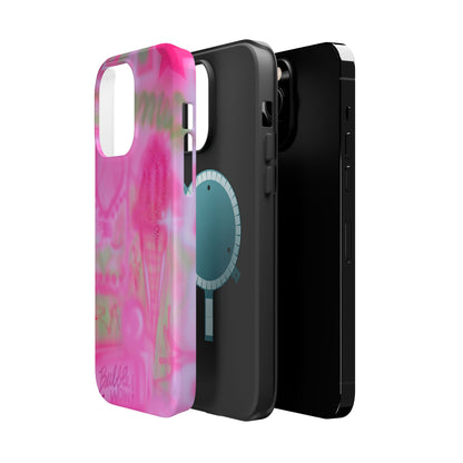 MagSafe "miami matcha" airbrush iPhone case