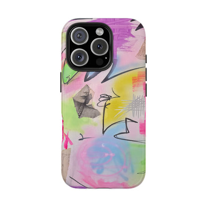 "pastel static" airbrush iPhone case