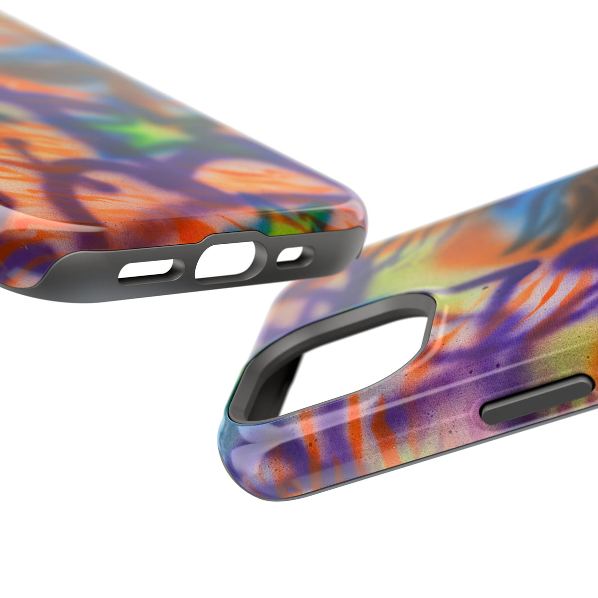 MagSafe "streetwear angel" airbrush iPhone case
