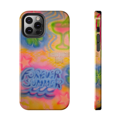 "forever summer" airbrush iPhone case