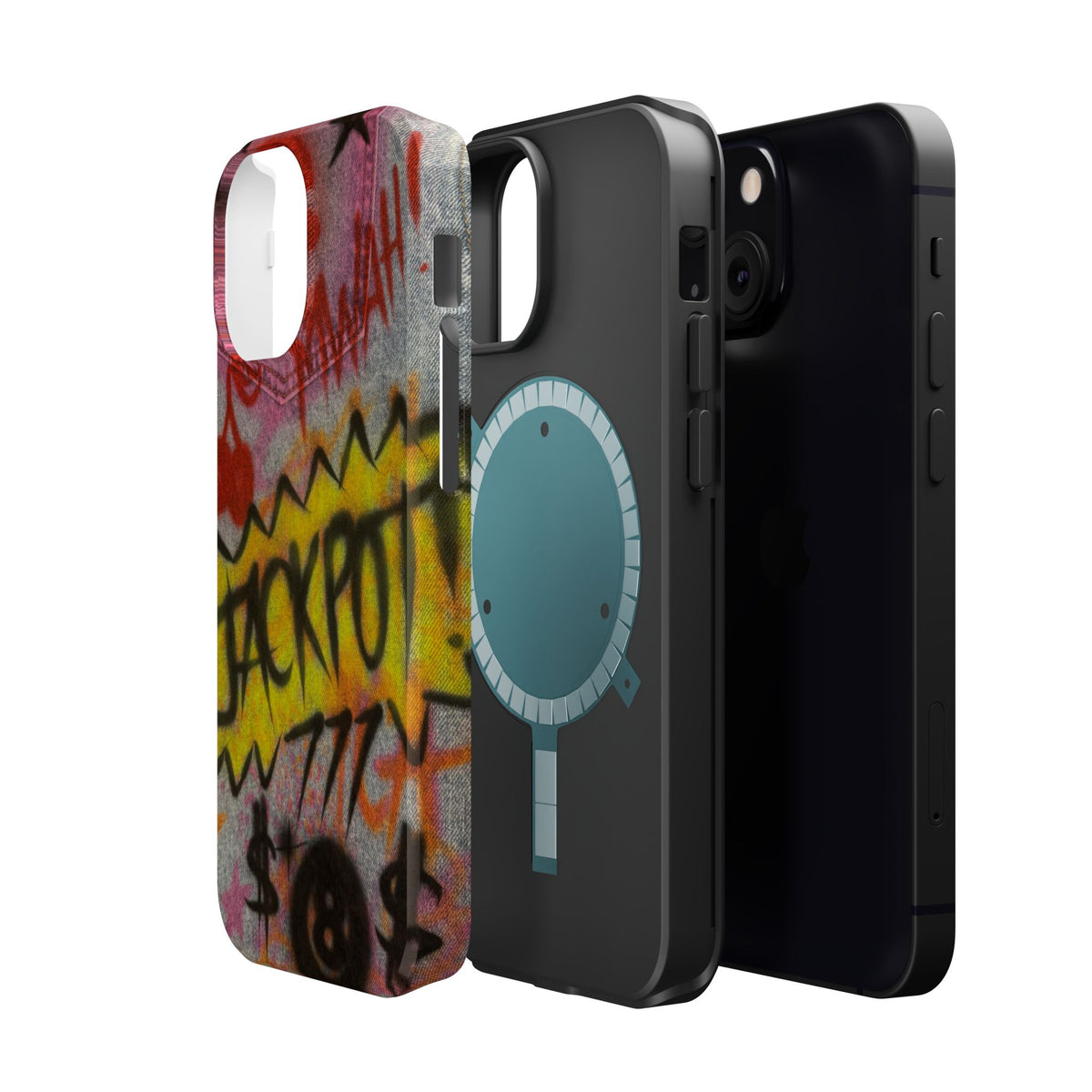 MagSafe "JACKPOT!" airbrush iPhone case