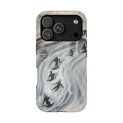 MagSafe "arctic avalanche" airbrush iPhone case