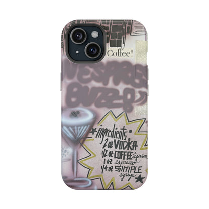 MagSafe "espresso martini" airbrush iPhone case