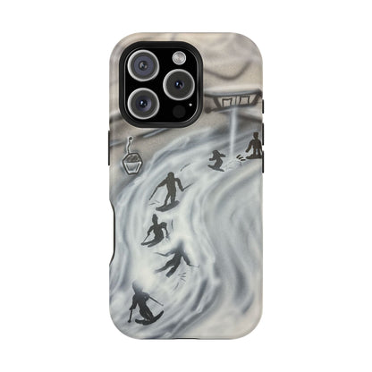 MagSafe "arctic avalanche" airbrush iPhone case