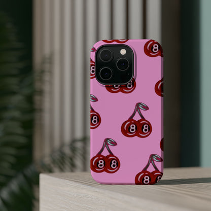MagSafe "cami cherry pink" Airbrush iPhone Hülle