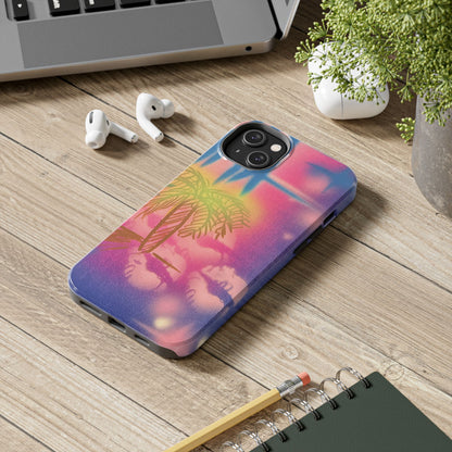 "glowy night" airbrush iPhone case