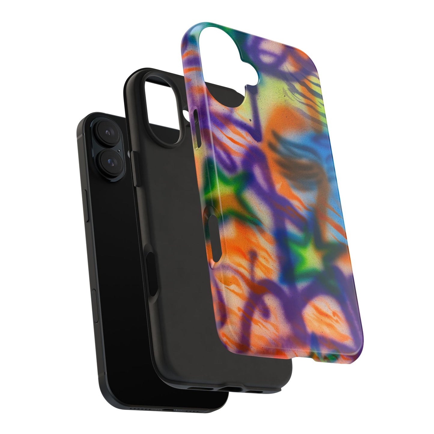 "streetwear angel" airbrush iPhone case