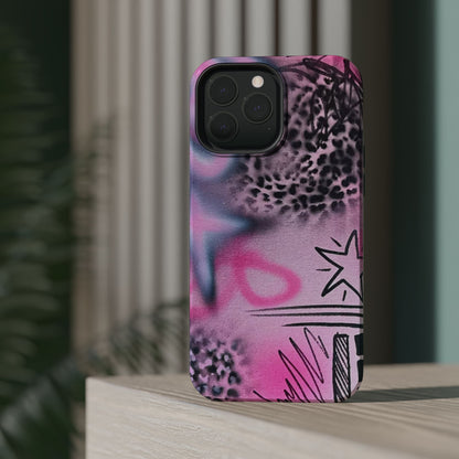 MagSafe "onyx cheetah" Airbrush iPhone Hülle