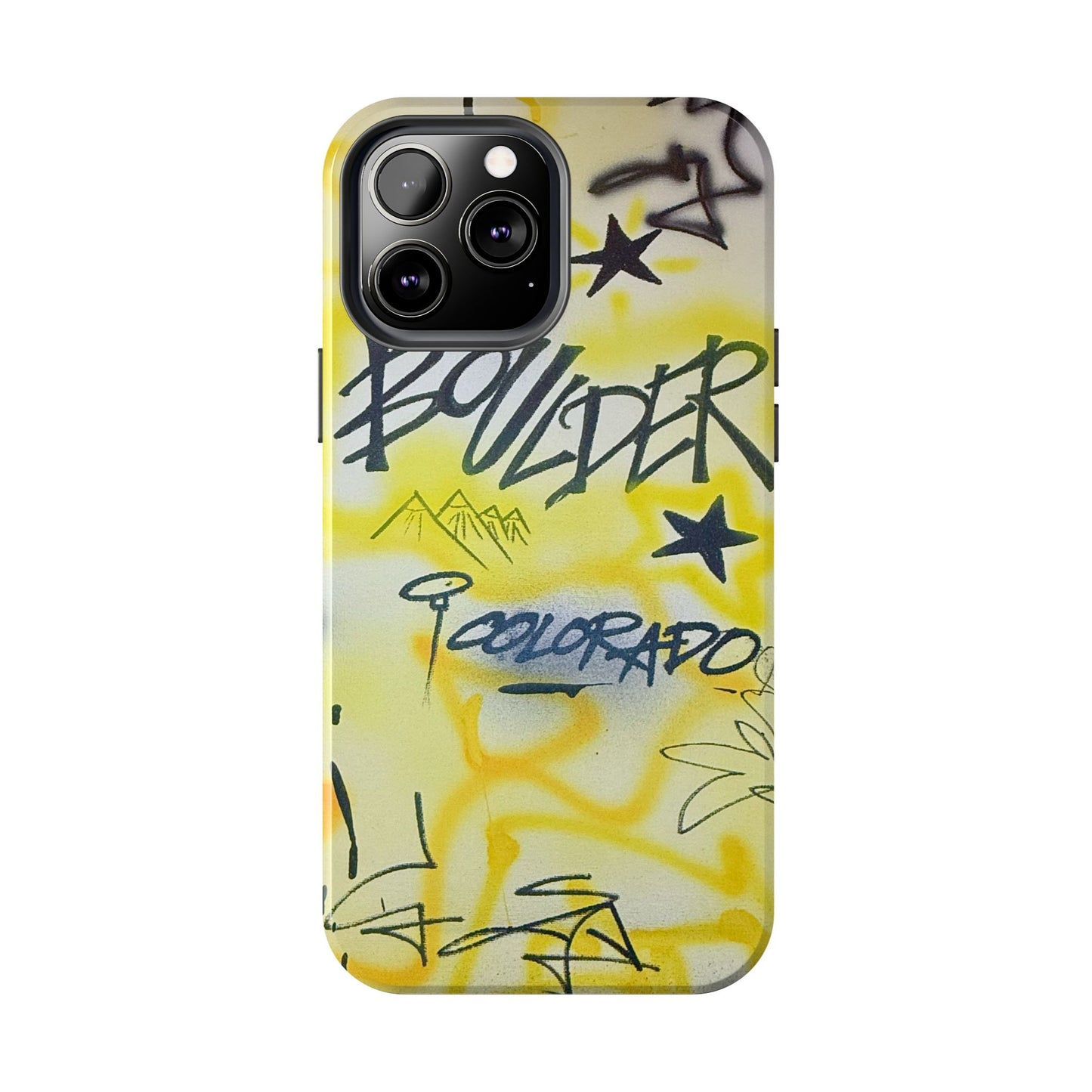 "boulder" airbrush iPhone case