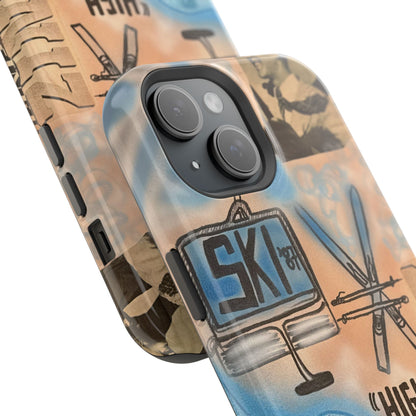 MagSafe „high in the clouds“ Airbrush iPhone Hülle