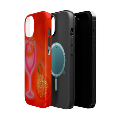 MagSafe "aperol spritz" airbrush iPhone case