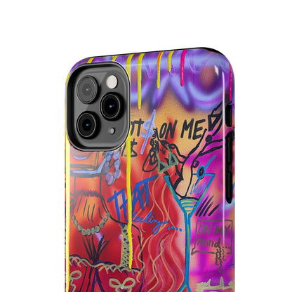 "shots on me" airbrush iPhone case