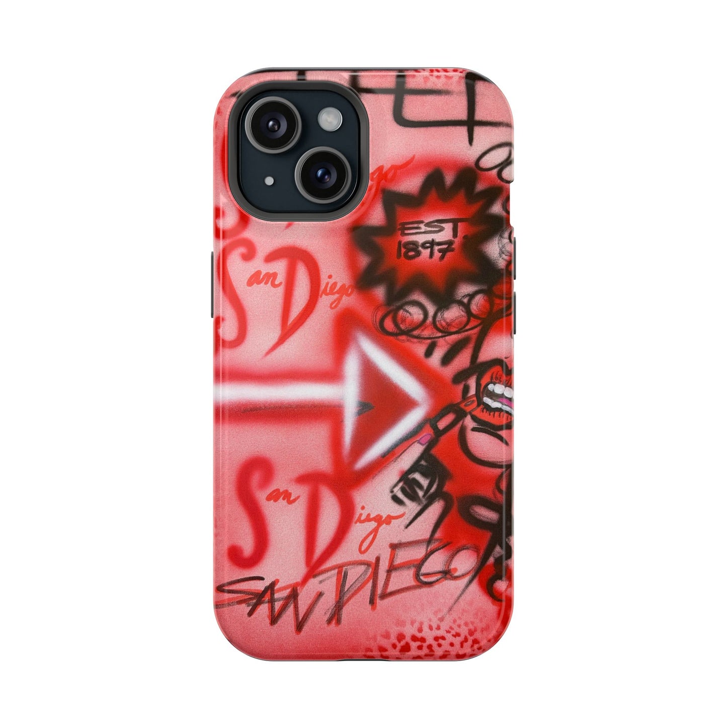 MagSafe "San Diego" Airbrush iPhone-Hülle