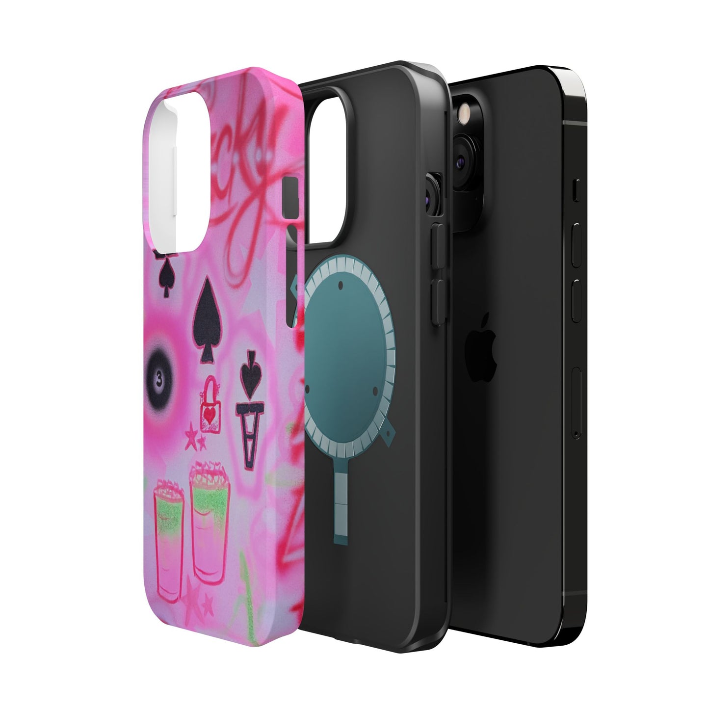 MagSafe "lucky ace" airbrush iPhone case