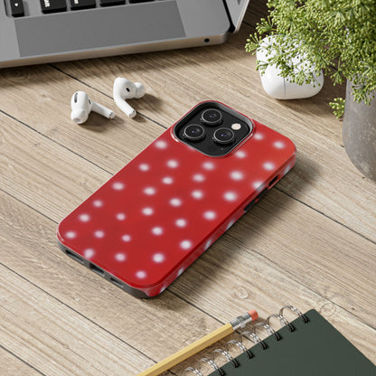 "cherry crush polka dot" airbrush iPhone case