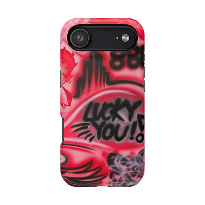 MagSafe „lucky you! pt. 2“ Airbrush iPhone Hülle