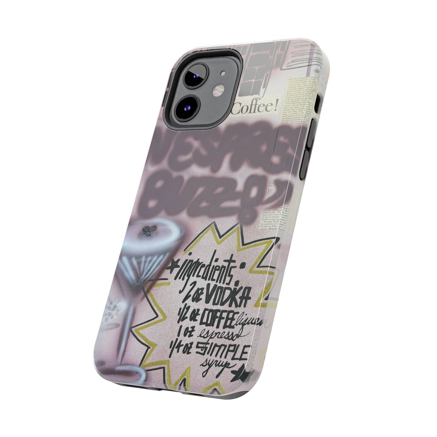"espresso martini" airbrush iPhone case