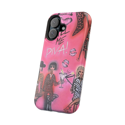 MagSafe "party diva" airbrush iPhone case