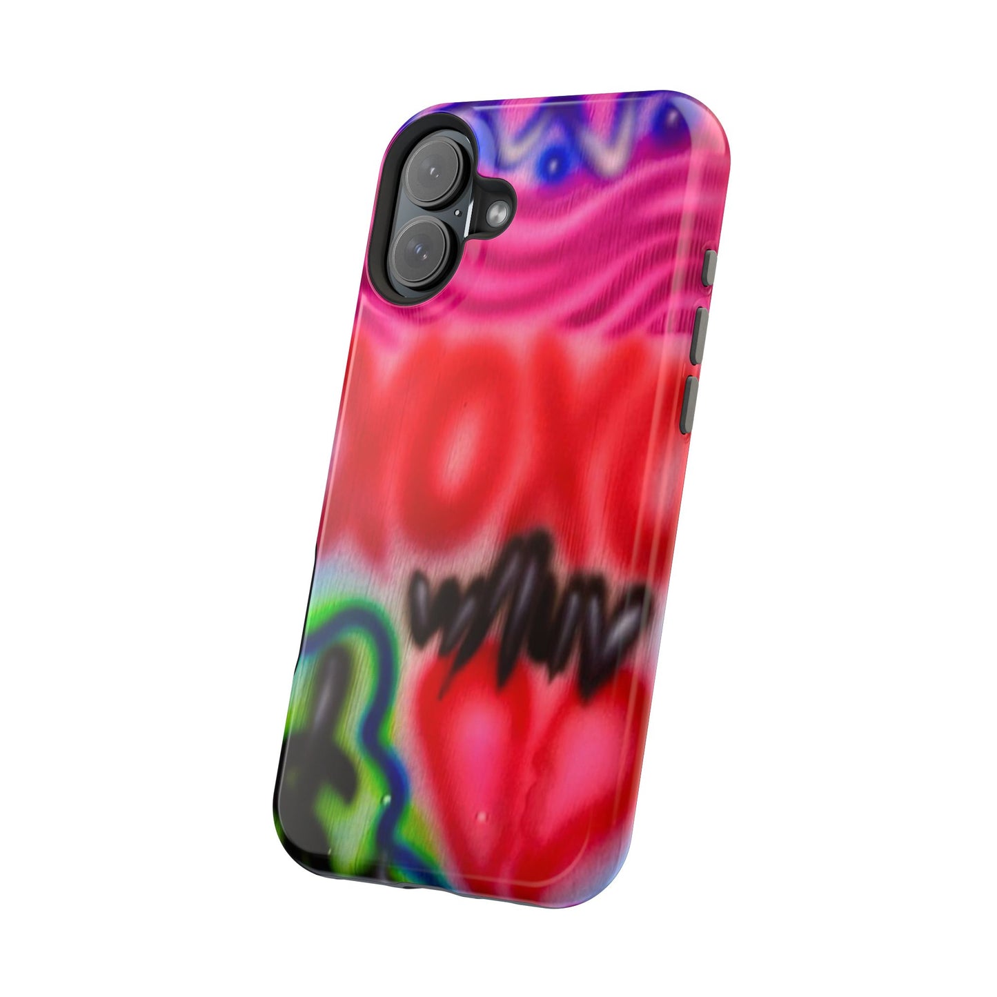 MagSafe Airbrush-iPhone-Hülle „with luv, xoxo“