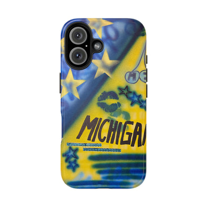 "ann arbor, michigan" airbrush iPhone case