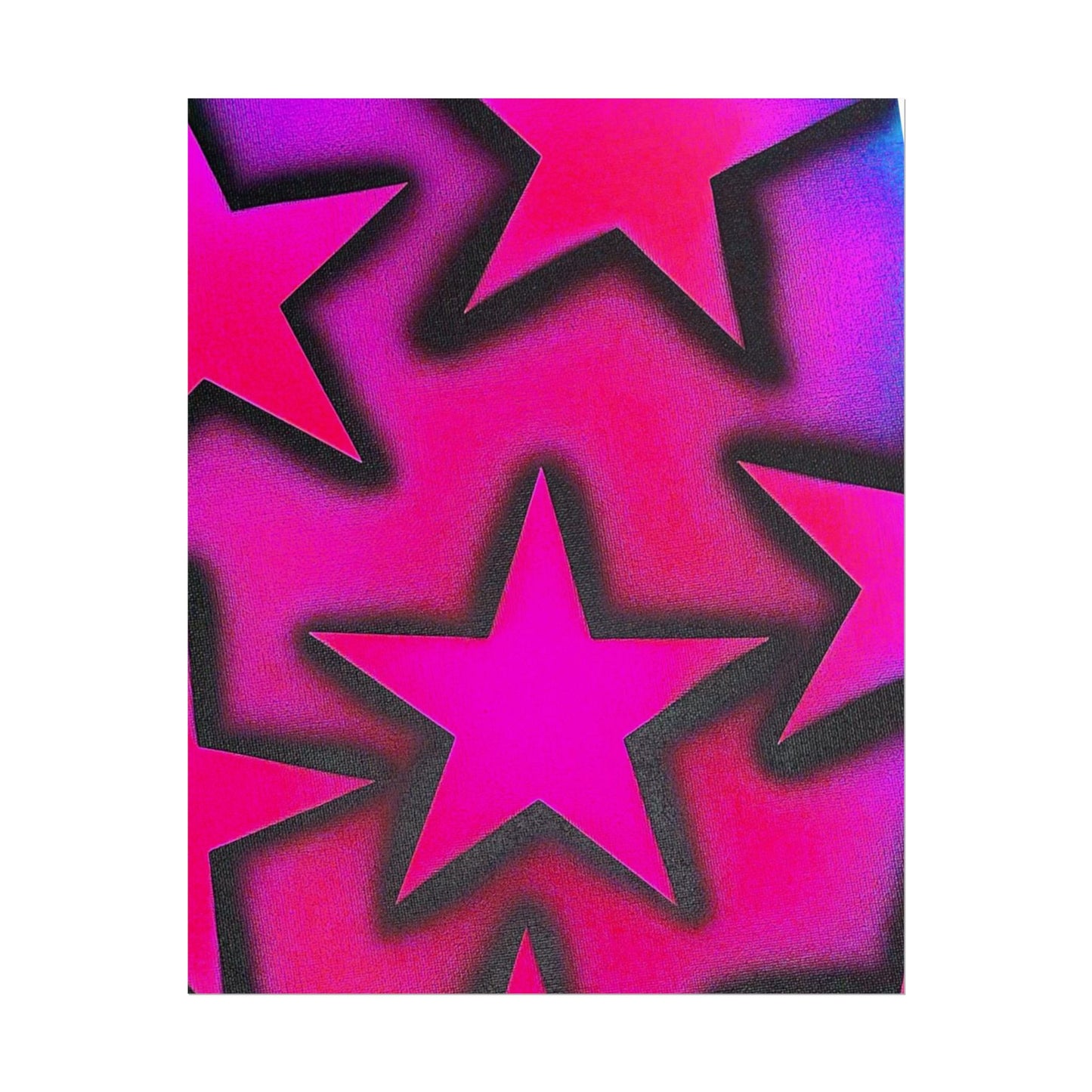 "UR A STAR! pt. 2" airbrush rolled print