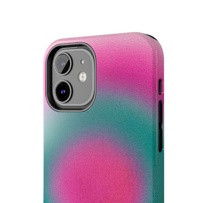 "watermelon swirl" aura airbrush iPhone case