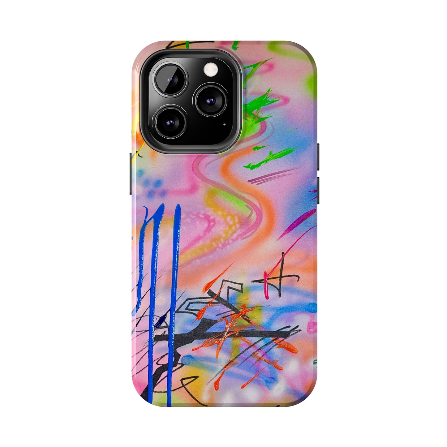 "neon haze" airbrush iPhone case