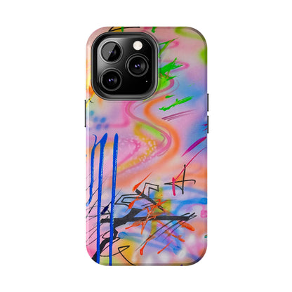 "neon haze" airbrush iPhone case