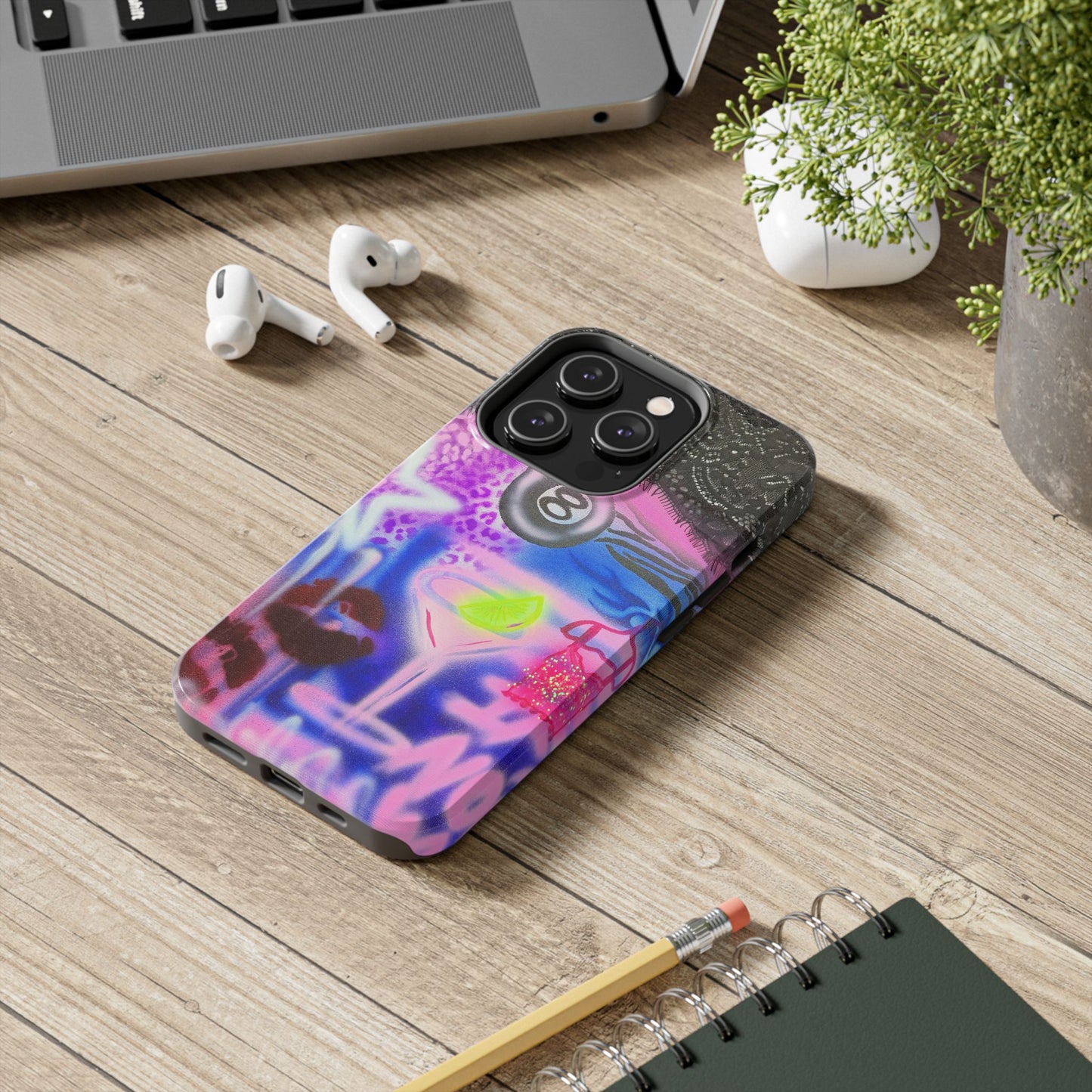 "dream life" airbrush iPhone case
