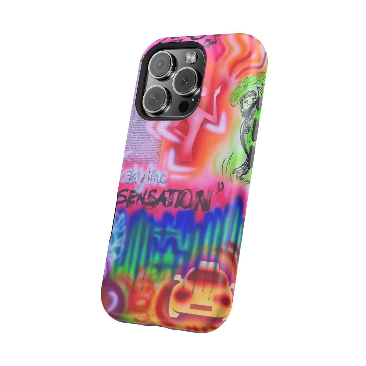 MagSafe "skyline sensation" airbrush iPhone case