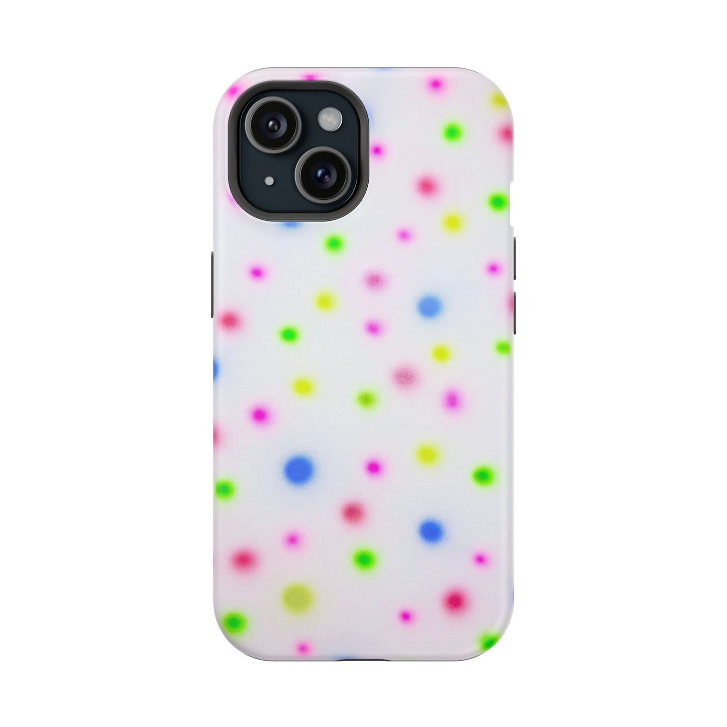 MagSafe "birthday cake polka dot" airbrush iPhone case