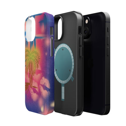MagSafe "glowy night" airbrush iPhone case