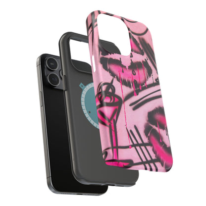 MagSafe "glossy pout" airbrush iPhone case