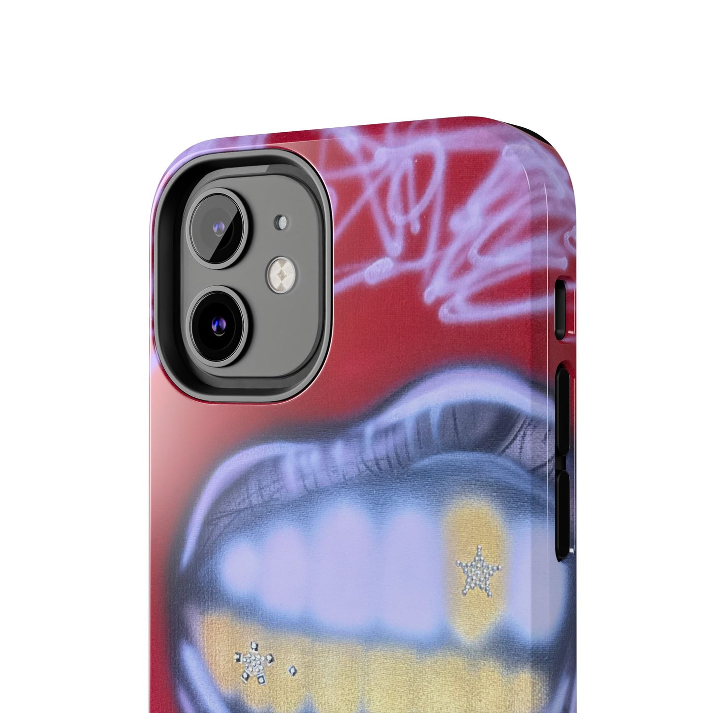 "tooth drip" airbrush iPhone case