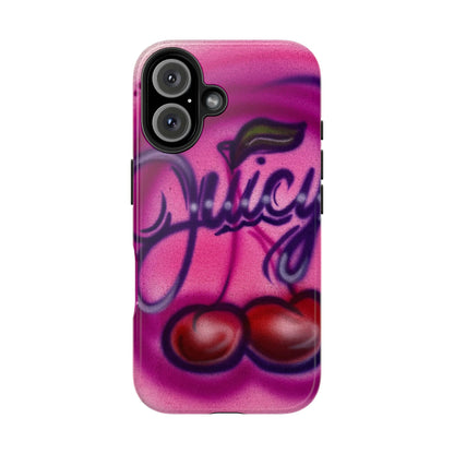 "juicy" airbrush iPhone case