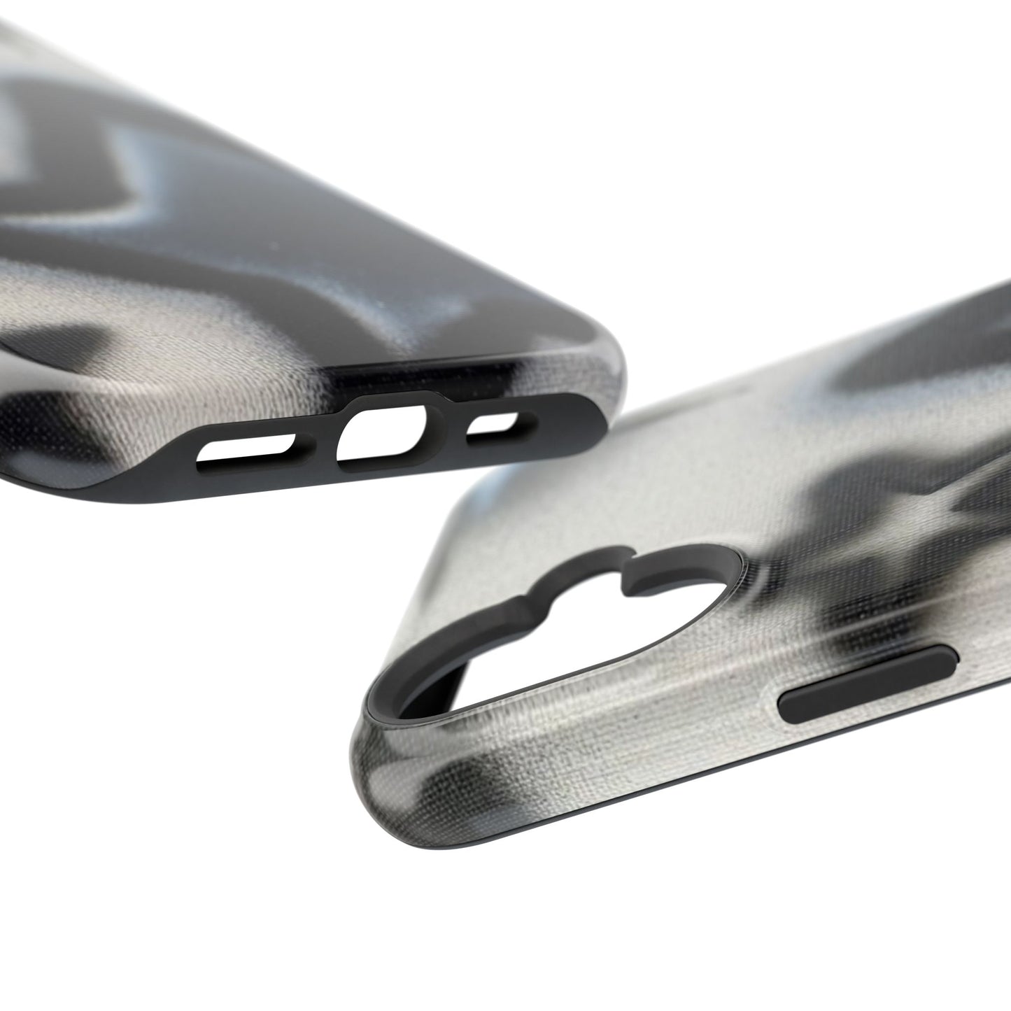 MagSafe "black & white stars" airbrush iPhone case