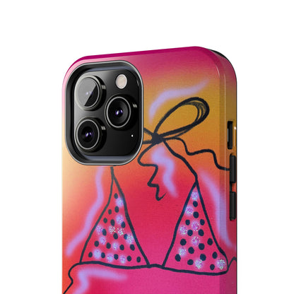 "glitter bikini" airbrush iPhone case