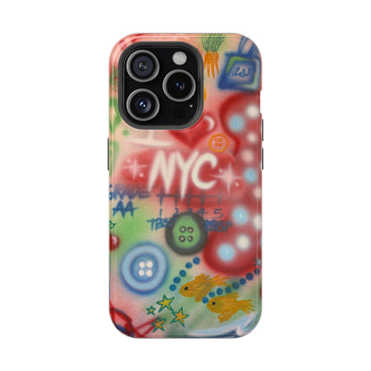 MagSafe "i <3 NYC" airbrush iPhone case