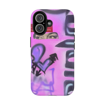"Lila Prinzessin" Airbrush iPhone Hülle