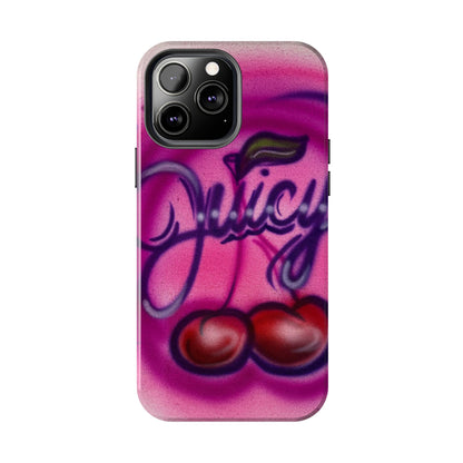 "juicy" airbrush iPhone case