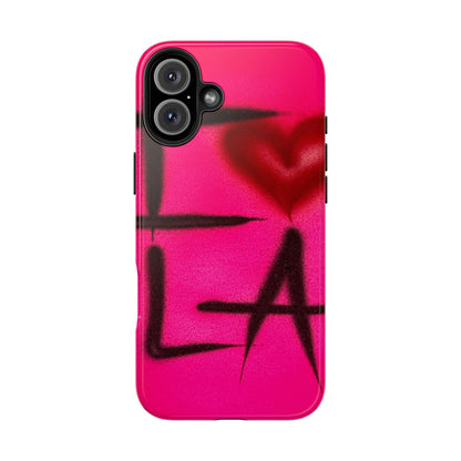 "I <3 LA" airbrush iPhone case